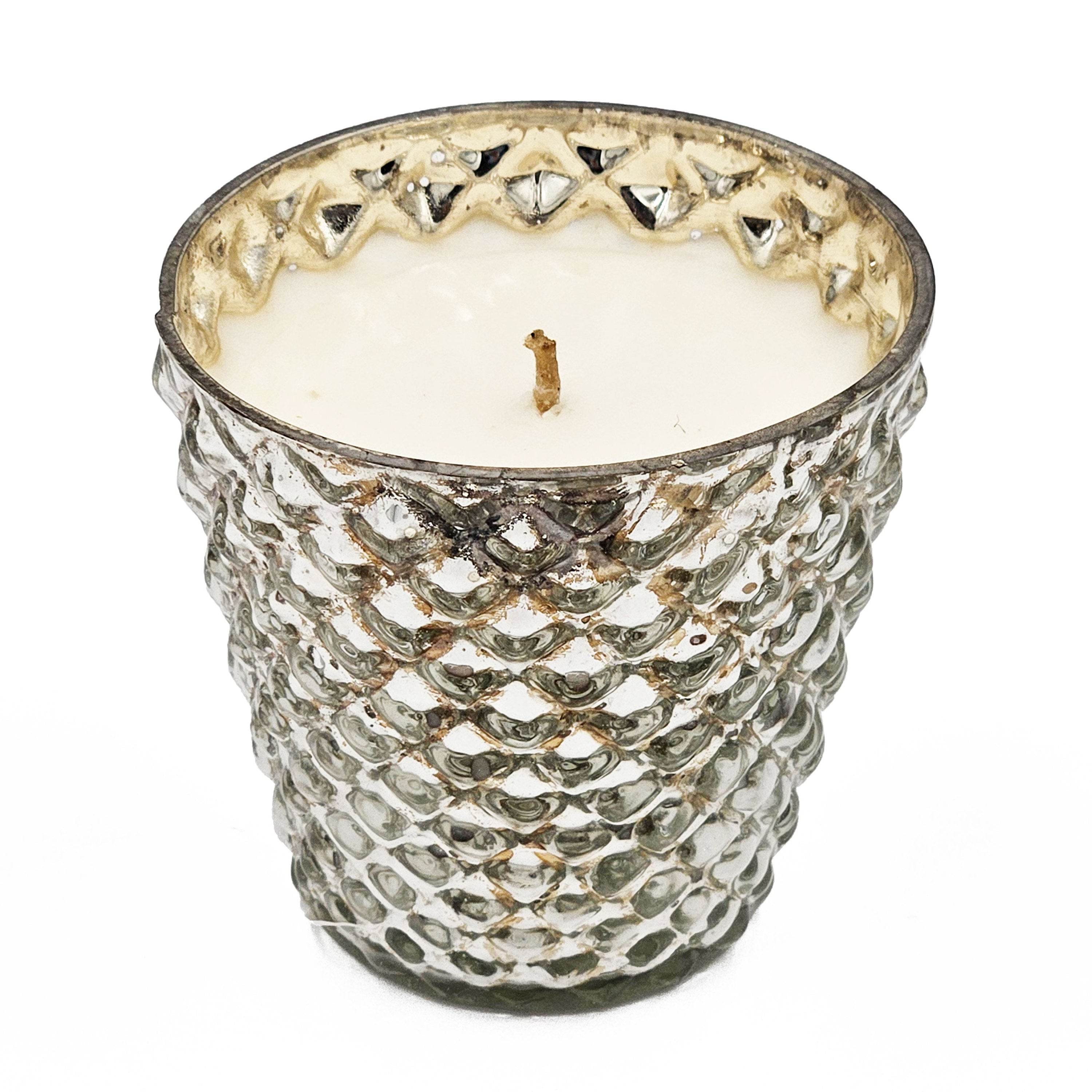 MLNshops Scented Soy Wax Candle Set with Decorative Glass