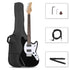 mlnshops 6 string H-H pickups guitar black - Starter Pack Default Title