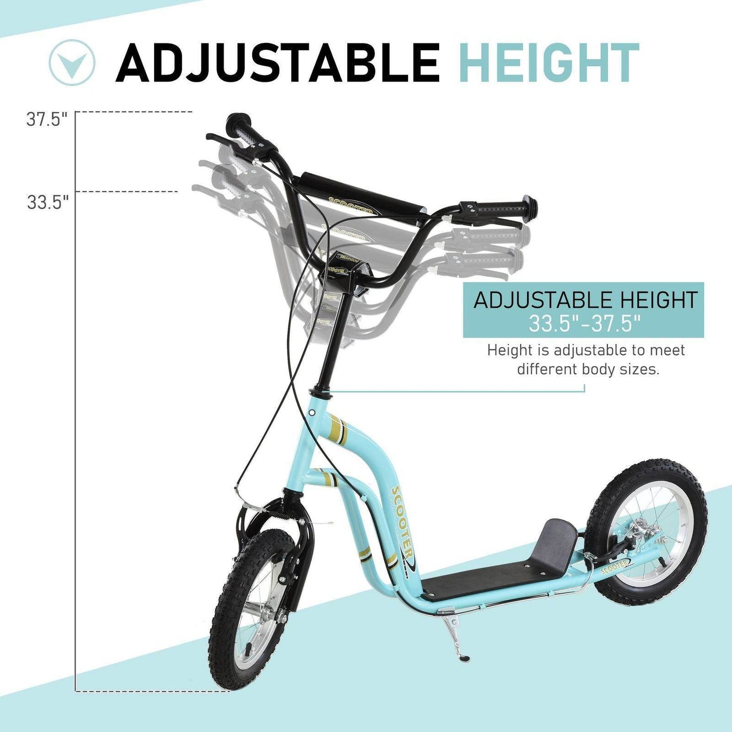 MLNshops Scooter for Kids Age 5 and Up - Durable & Safe