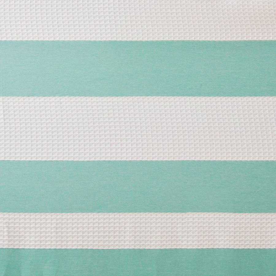 MLNshops 3M treated shower curtain - Aqua Stripe, Easy-Care