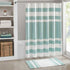 MLNshops 3M treated shower curtain - Aqua Stripe, Easy-Care Default