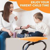 Mother and child enjoying bonding time with MLNshops Sensory Swivel Chair, ideal for sensory play and parent-child interaction.