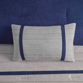 MLNshops 7 piece luxury bedding set California King Navy Set