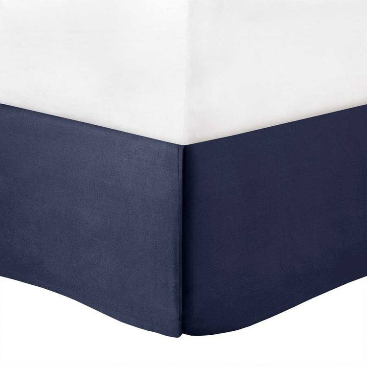 MLNshops Navy Luxury 7 piece tufted bedding set