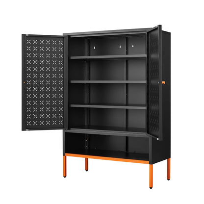 MLNshops Shoe Cabinet with Steel Handle - Stylish Storage