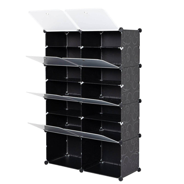 MLNshops 28 Pair Shoe Shelf Tower Rack Organizer
