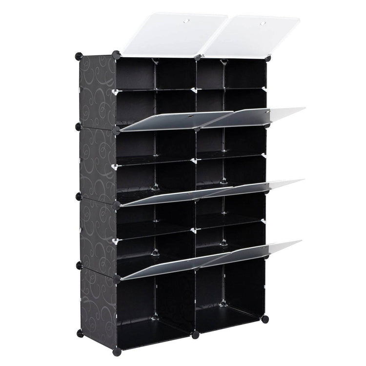 MLNshops 28 Pair Shoe Shelf Tower Rack Organizer