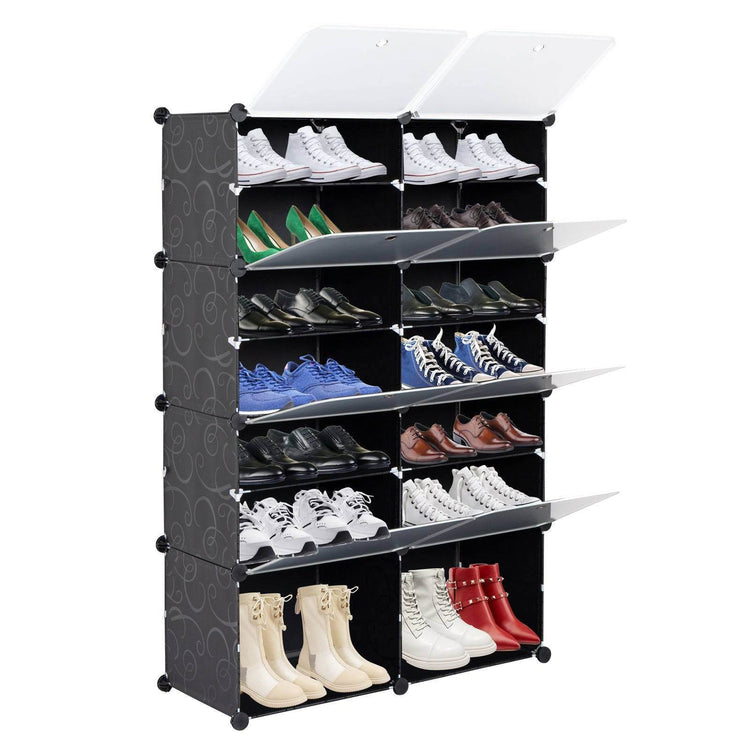 MLNshops 28 Pair Shoe Shelf Tower Rack Organizer