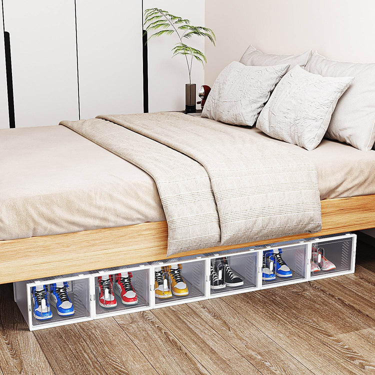 mlnshops 12 Piece Shoe Box Set Organizer for Home Default Title
