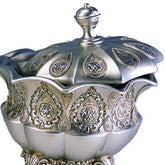 MLNshops Silver Royal Jewelry Box with Elegant Design