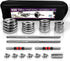 MLNshops Compact Dumbbell Set with Carry Box, 50kg Chrome Default