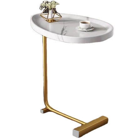 MLNshops Versatile Side Table Pair with Marble Top