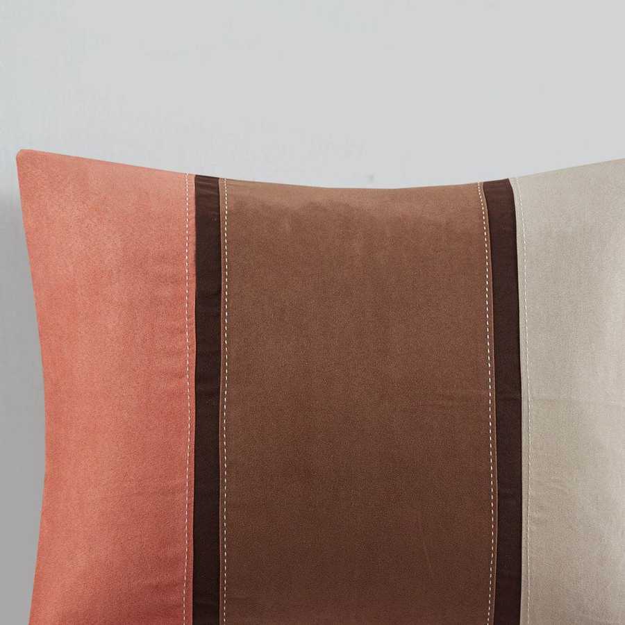 MLNshops coral king faux suede comforter set - Plush
