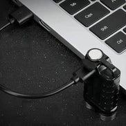 MLNshops Small LED Flashlight with USB Charging