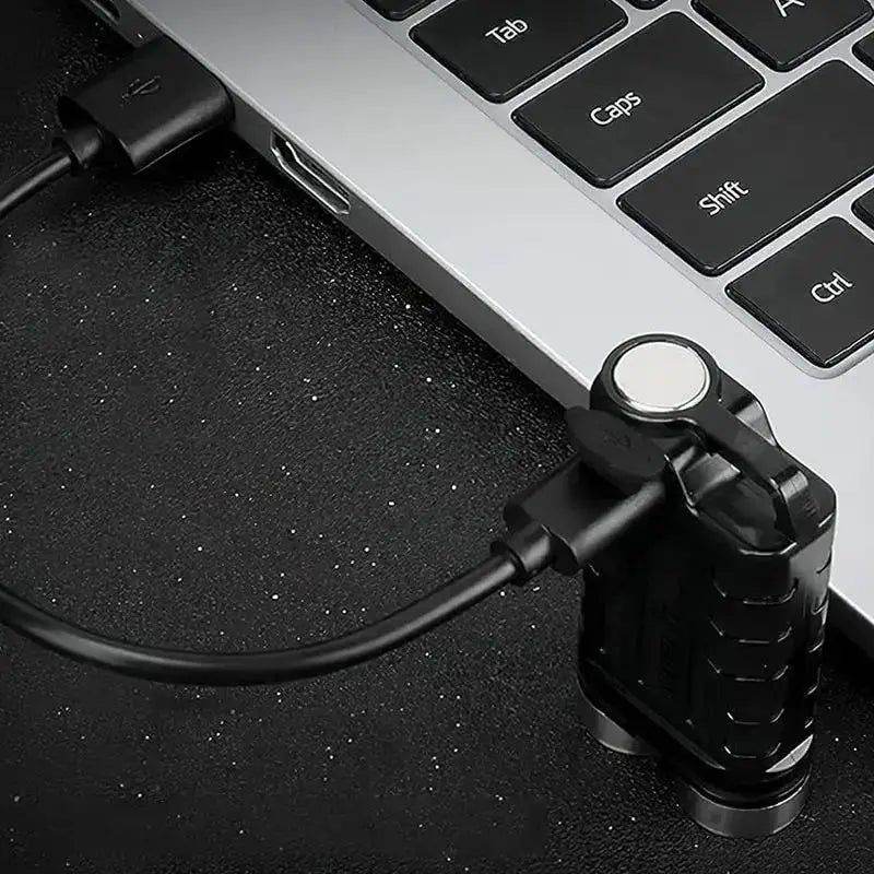 MLNshops Small LED Flashlight with USB Charging