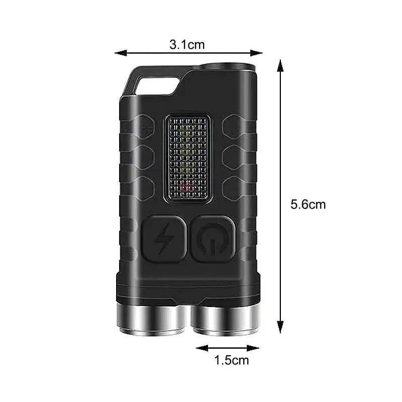 MLNshops Small LED Flashlight with USB Charging