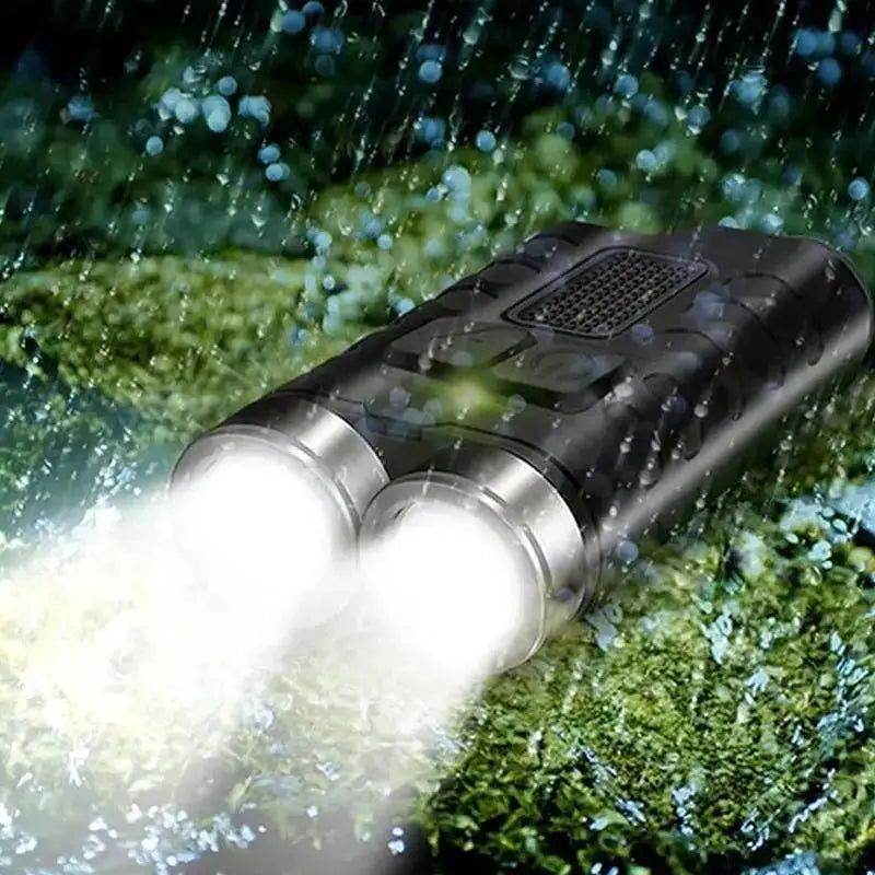MLNshops Small LED Flashlight with USB Charging