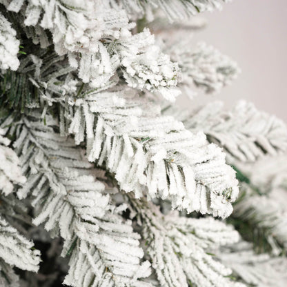 MLNshops Snow Flocked Christmas Decoration Set