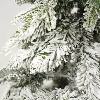 MLNshops Snow Flocked Christmas Decoration Set