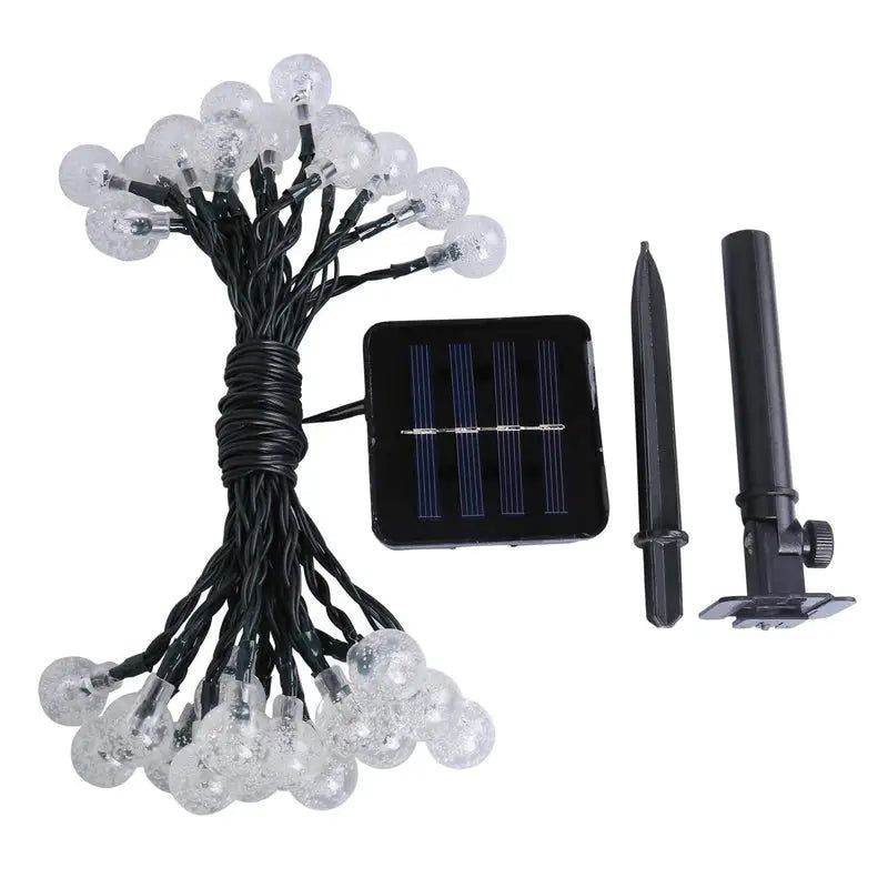 MLNshops Solar Powered Globe String Lights for Outdoors