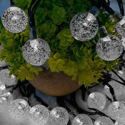 MLNshops Solar Powered Globe String Lights for Outdoors