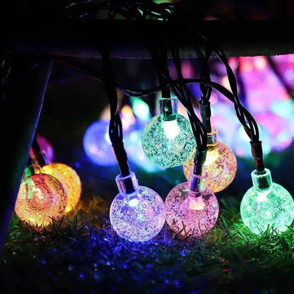 MLNshops Solar Powered Globe String Lights for Outdoors