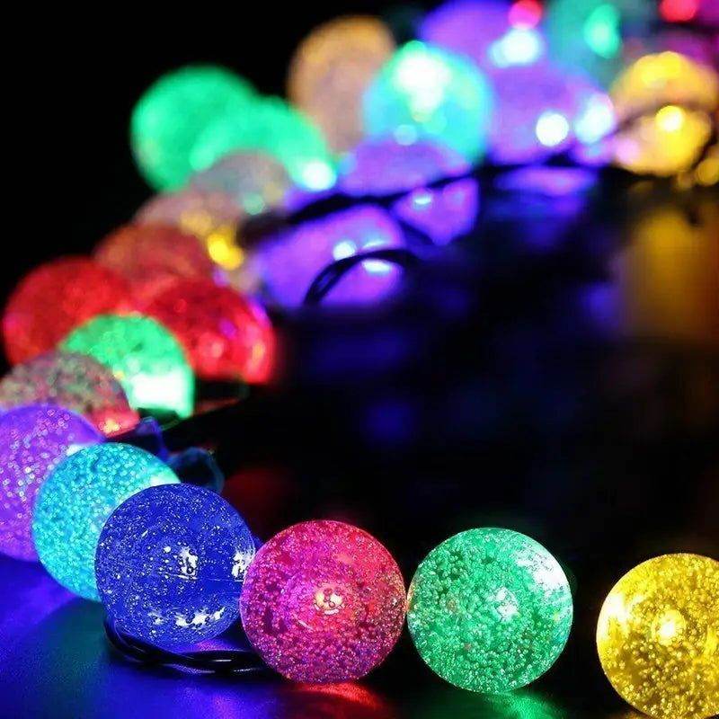 MLNshops Solar Powered Globe String Lights for Outdoors