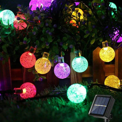 MLNshops Solar Powered Globe String Lights for Outdoors