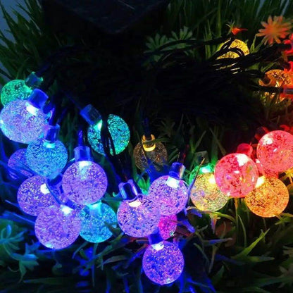MLNshops Solar Powered Globe String Lights for Outdoors