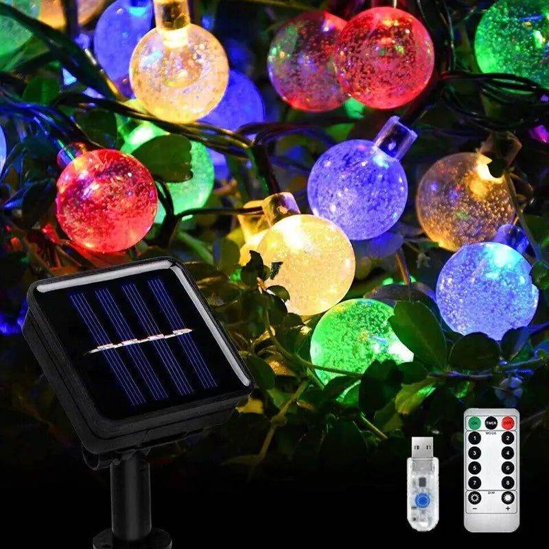 MLNshops Solar Powered Globe String Lights for Outdoors