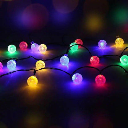 MLNshops Solar Powered Globe String Lights for Outdoors