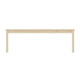 MLNshops Solid Wood Slatted Poolside Bench