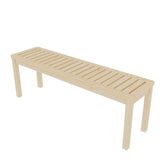 MLNshops Solid Wood Slatted Poolside Bench