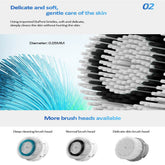 MLNshops Sonic Facial Cleansing Brush with 3 Brush Heads