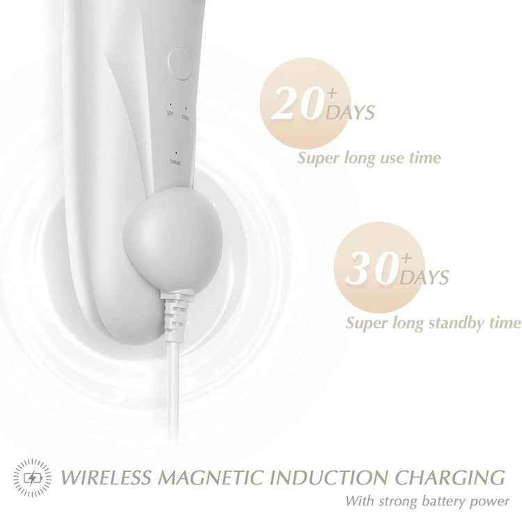 MLNshops Sonic Facial Cleansing Brush with 3 Brush Heads
