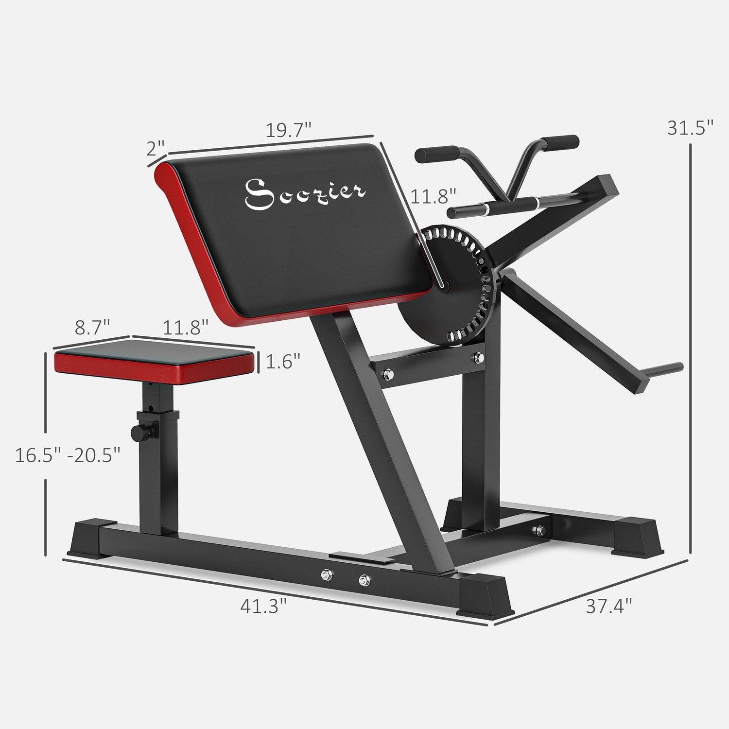 MLNshops Adjustable Bicep Curl Machine Preacher Bench