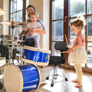 mlnshops hydraulic drum throne with backrest, adjustable