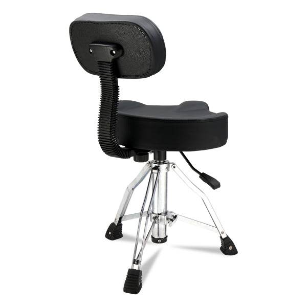 mlnshops hydraulic drum throne with backrest, adjustable