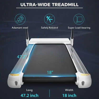 MLNshops Portable Treadmill for Home - Compact & Foldable