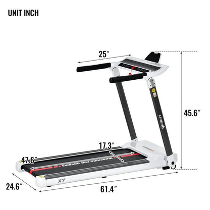 MLNshops Portable Treadmill for Home - Compact & Foldable