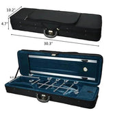 MLNshops Square Nylon Violin Bag - Durable Black Case