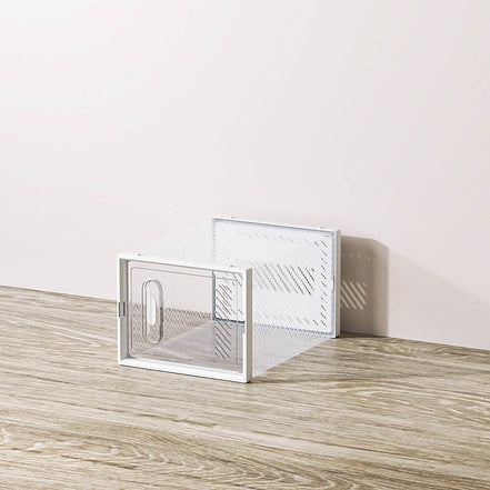 mlnshops Stackable Shoe Storage Boxes Organizer Rack