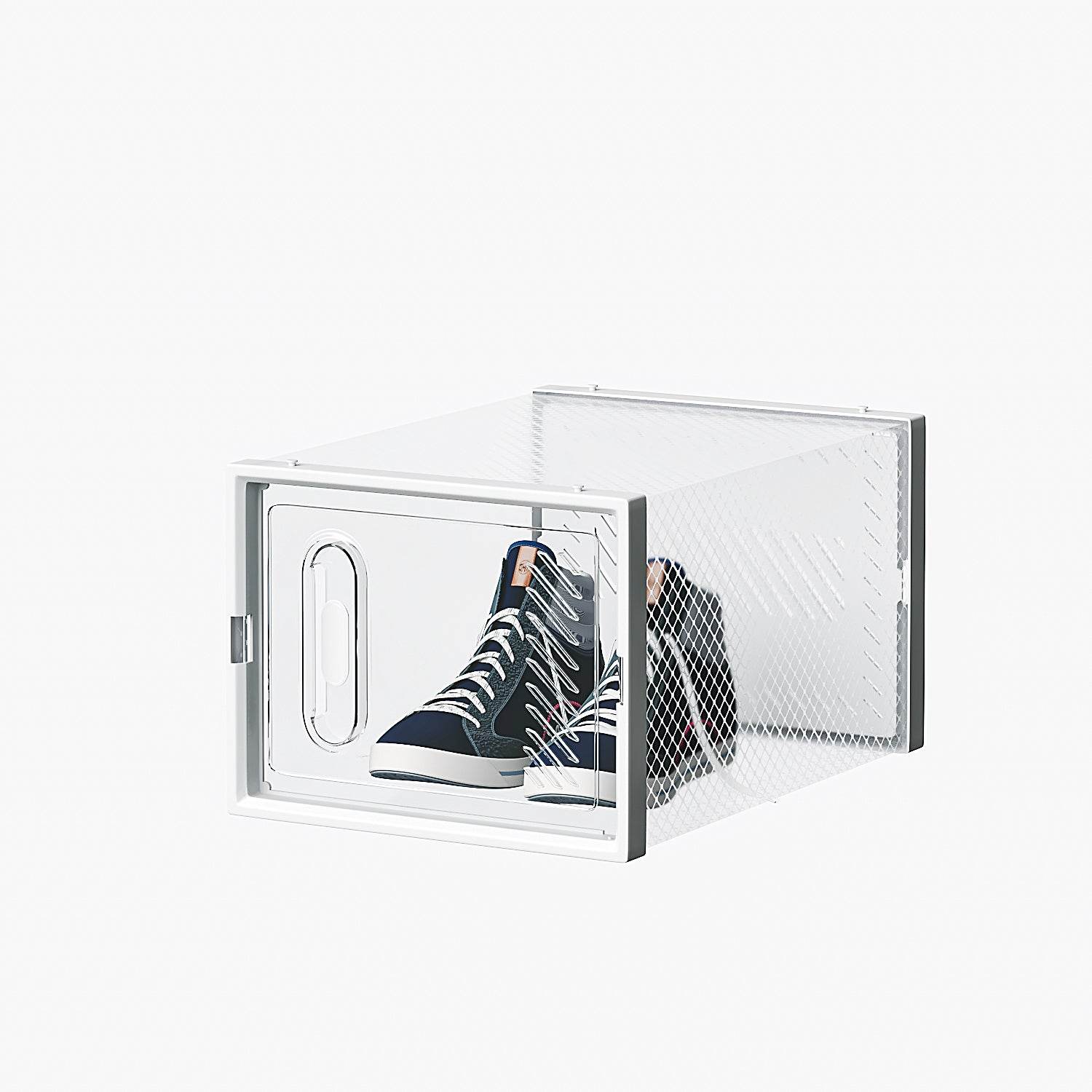 mlnshops Stackable Shoe Storage Boxes Organizer Rack