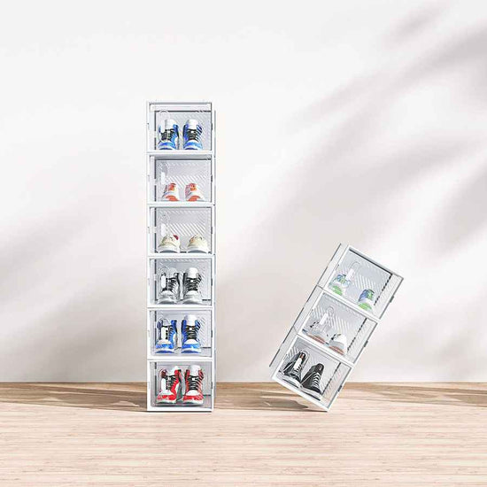 mlnshops Stackable Shoe Storage Boxes Organizer Rack Default Title