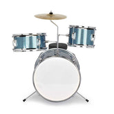 mlnshops junior drum kit for beginners - 3pc Blue Sparkle Default Title