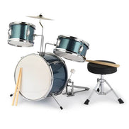 mlnshops junior drum kit for beginners - 3pc Blue Sparkle