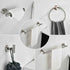 mlnshops 6 Piece Towel Bar Kit Stainless Steel Set Default Title