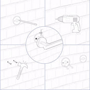 MLNshops Stainless Steel Bathroom Towel Rack Set