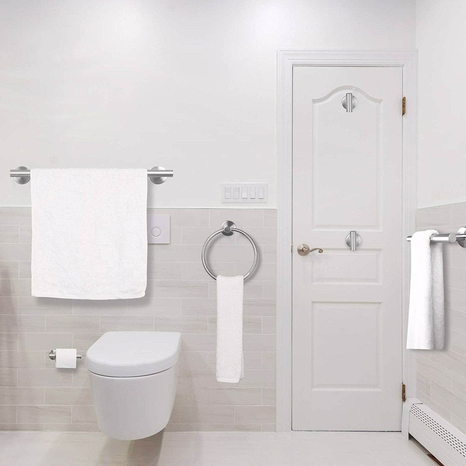 MLNshops Stainless Steel Bathroom Towel Rack Set
