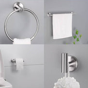 MLNshops Stainless Steel Bathroom Towel Rack Set